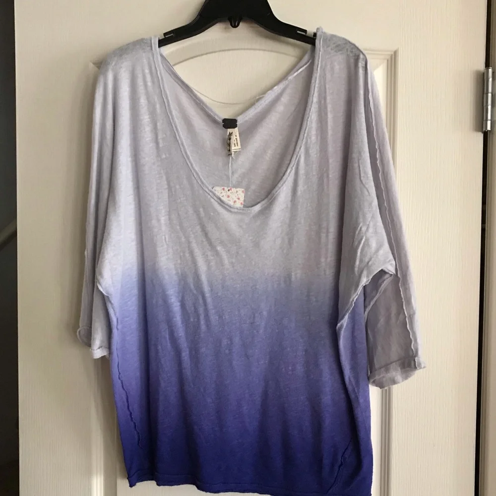 Free People Linen Blend Top - Picture 4 of 5